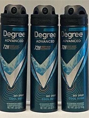 Degree Advanced Cool Rush Dry Spray Antiperspirant Deodorant - (Pack of 3)